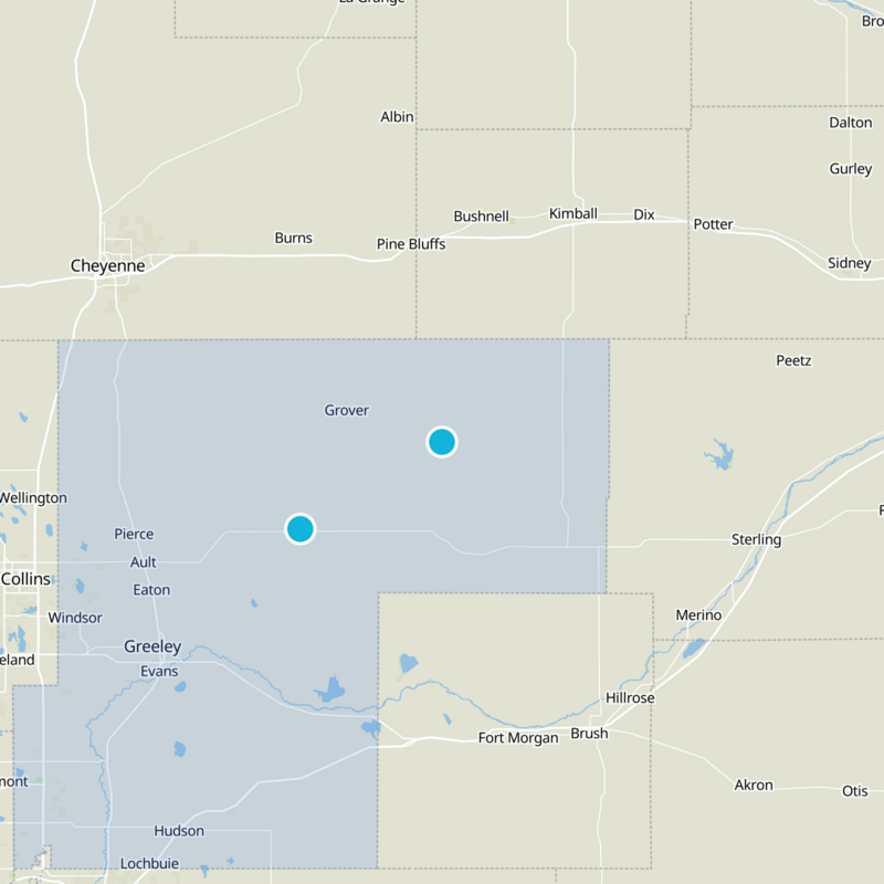 Weld County Static Map