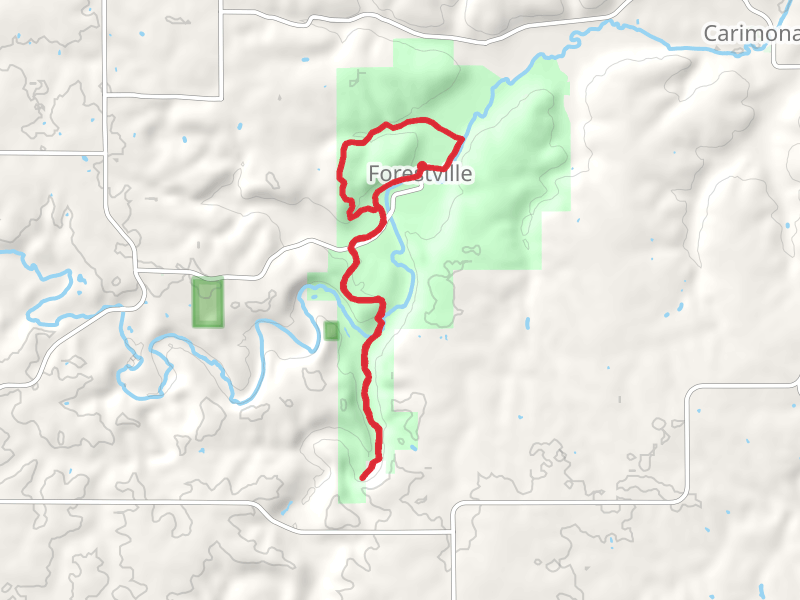 River Bottoms, Maple Ridge and Big Spring Loop Trail