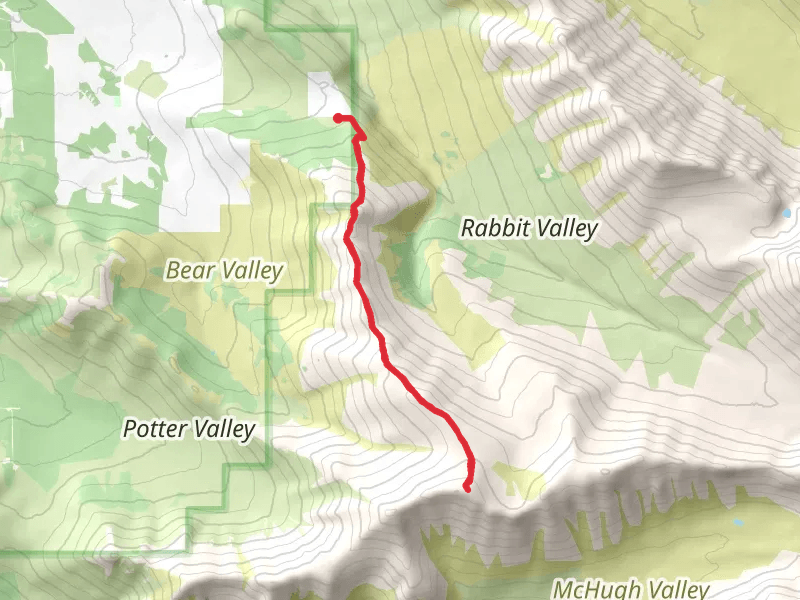 Grandview and McHugh Peak Trail