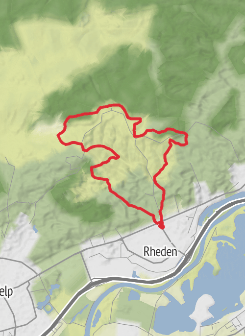 Wanden over de heide Veluwe mobile static map