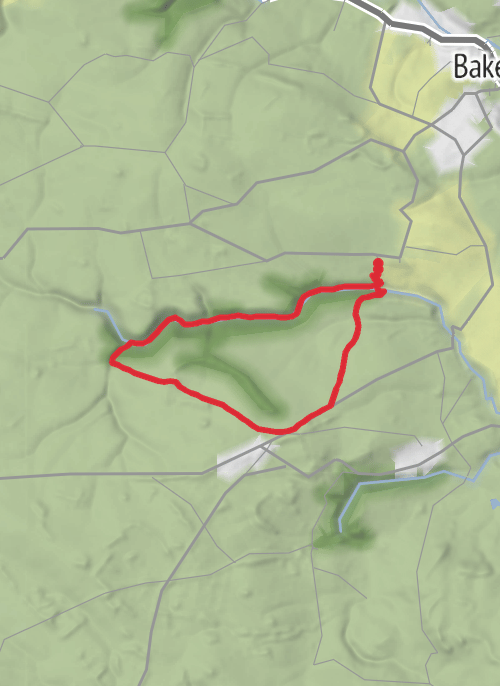 Lathkill Dale mobile static map
