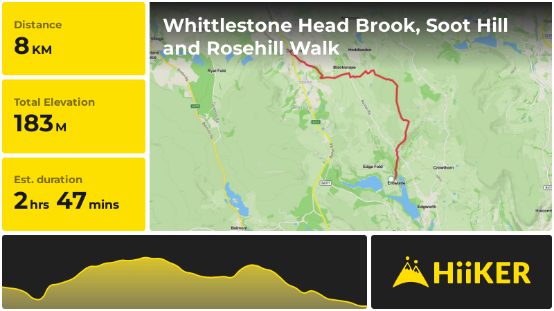 Whittlestone Head Brook, Soot Hill and Rosehill Walk | Blackburn with