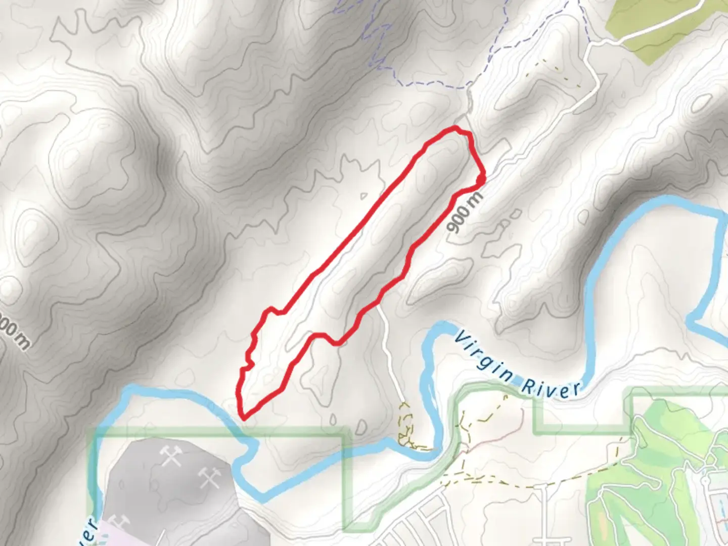 An image depicting the trail East Reef Loop Trail and its surrounding area.