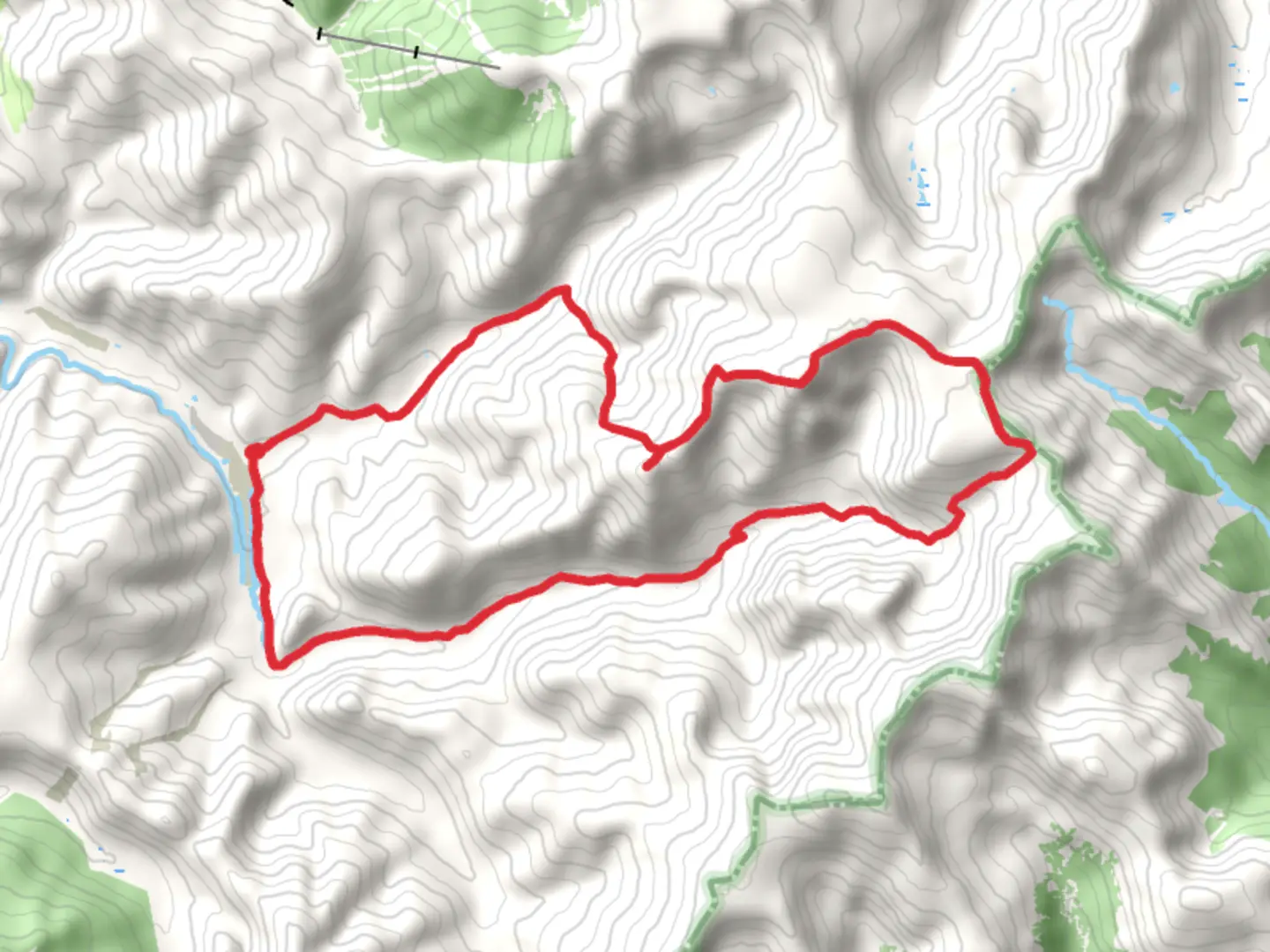 An image depicting the trail Wise Mountain via CDT and North Fork Swan River and its surrounding area.