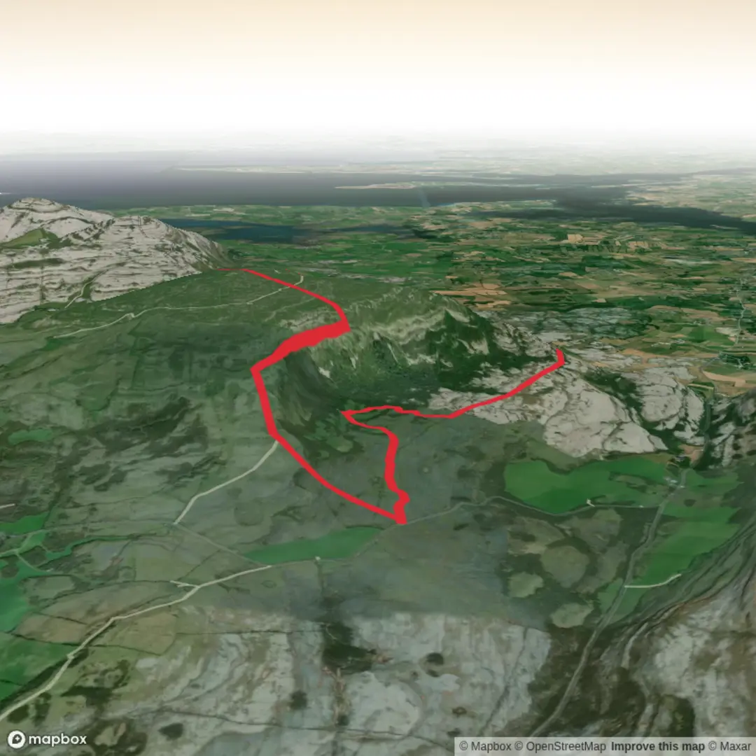 An image depicting the trail Slieve_Carran_Eagle_1 and its surrounding area.