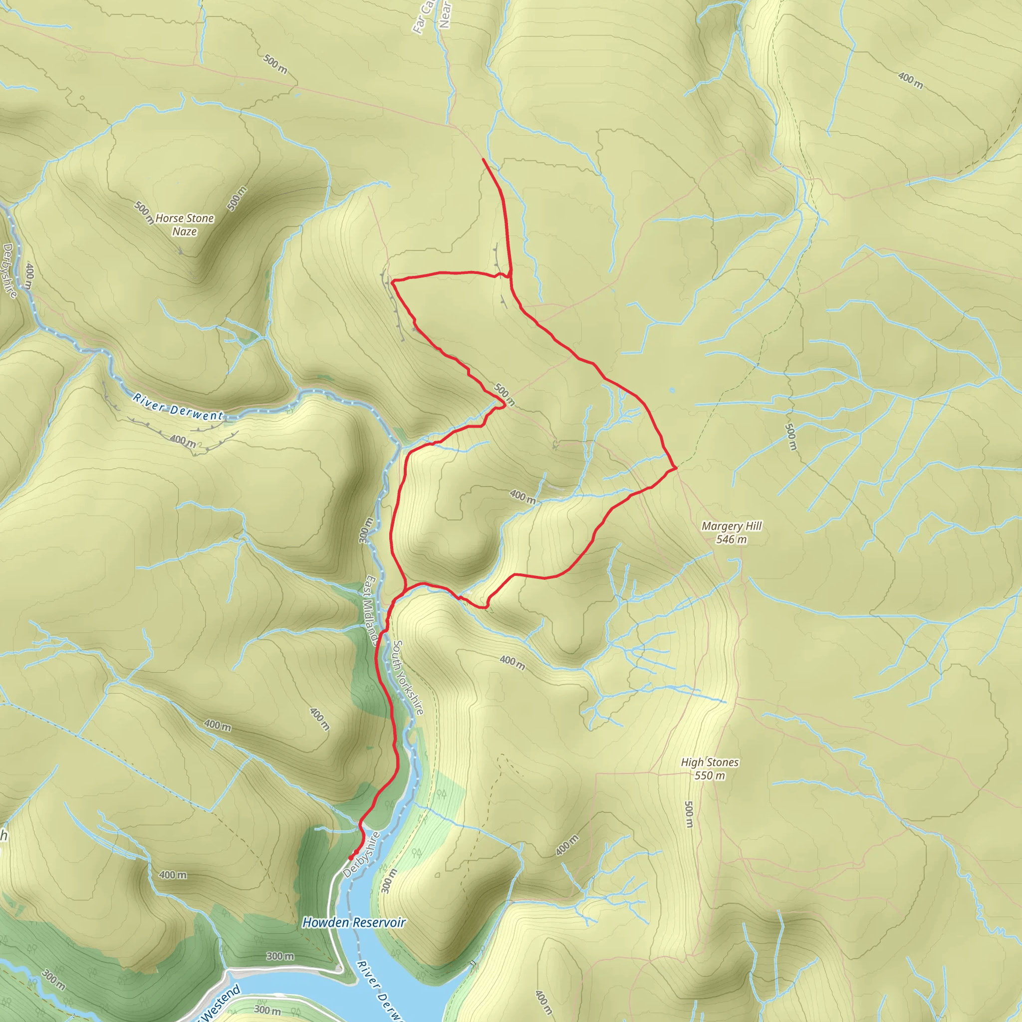 Kings Tree to Outer Edge mobile static map