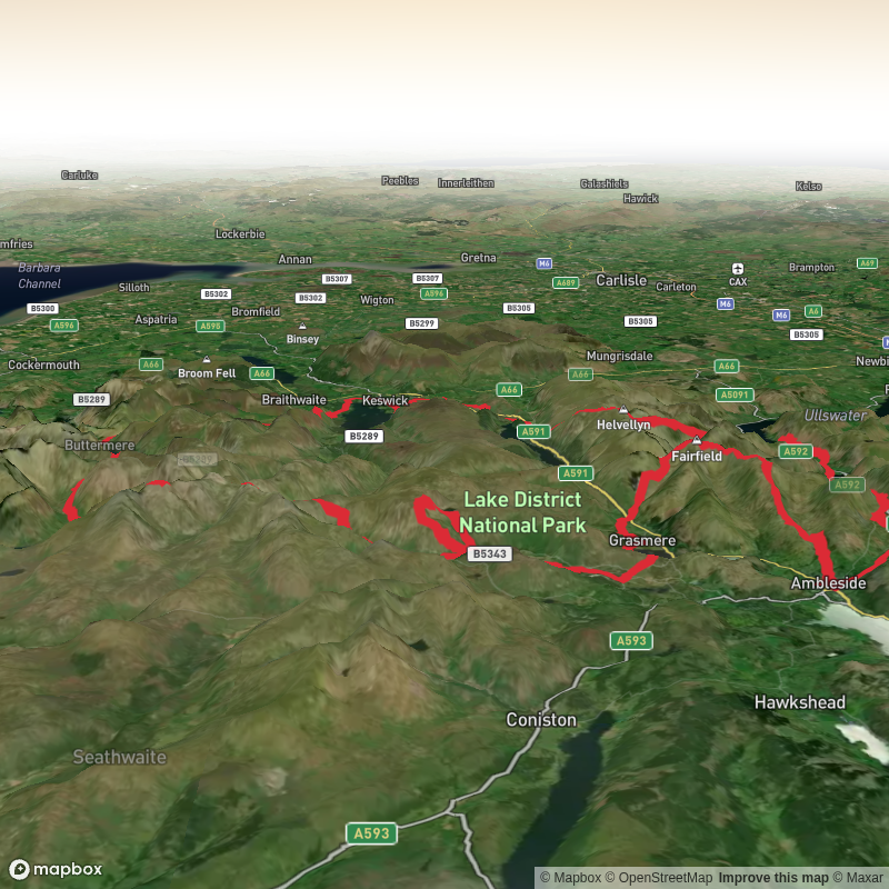 Keswick Loop via Thirlmere, Grasmere, Stickle Tarn, Wast Water and Buttermere