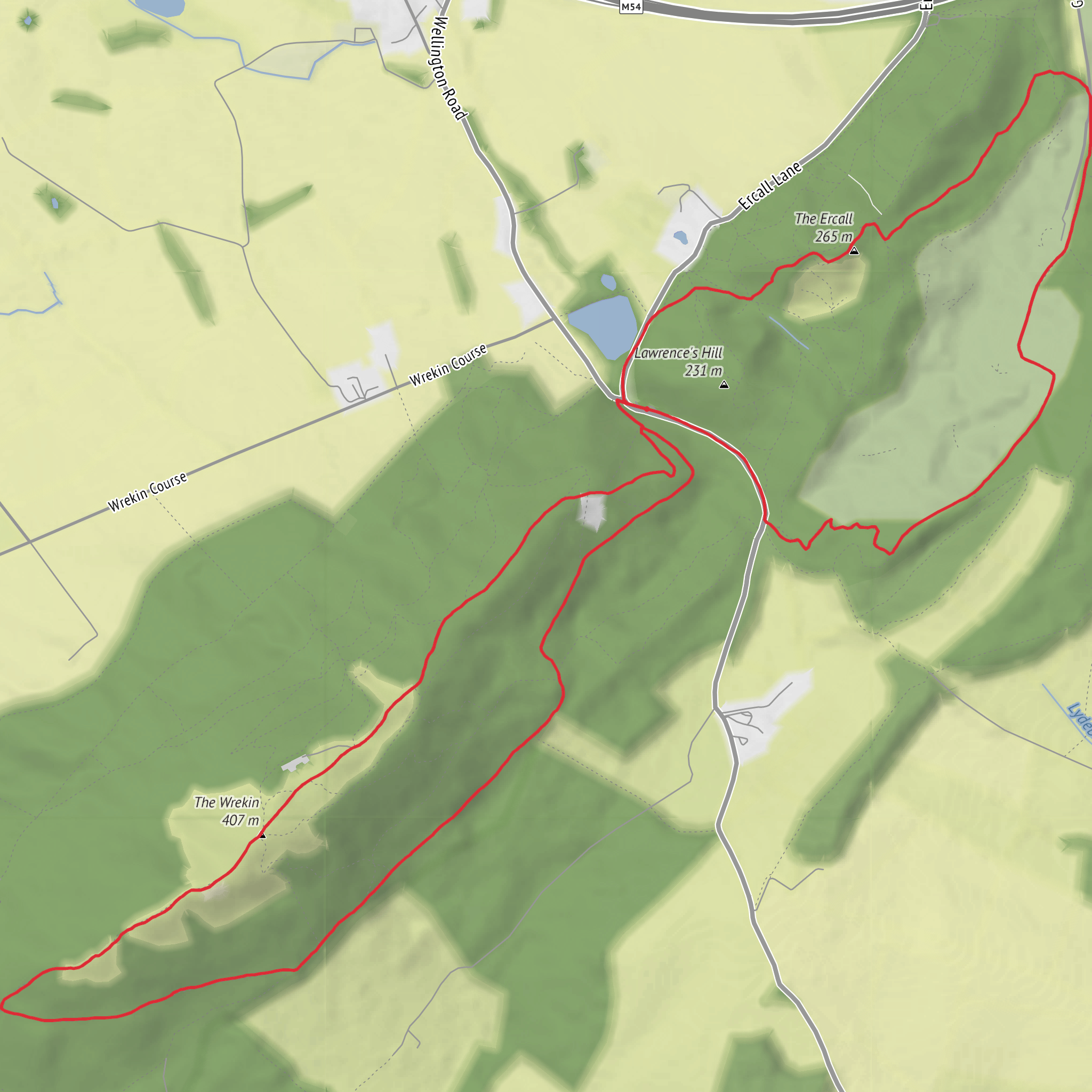 Ercal Wrekin Circular mobile static map