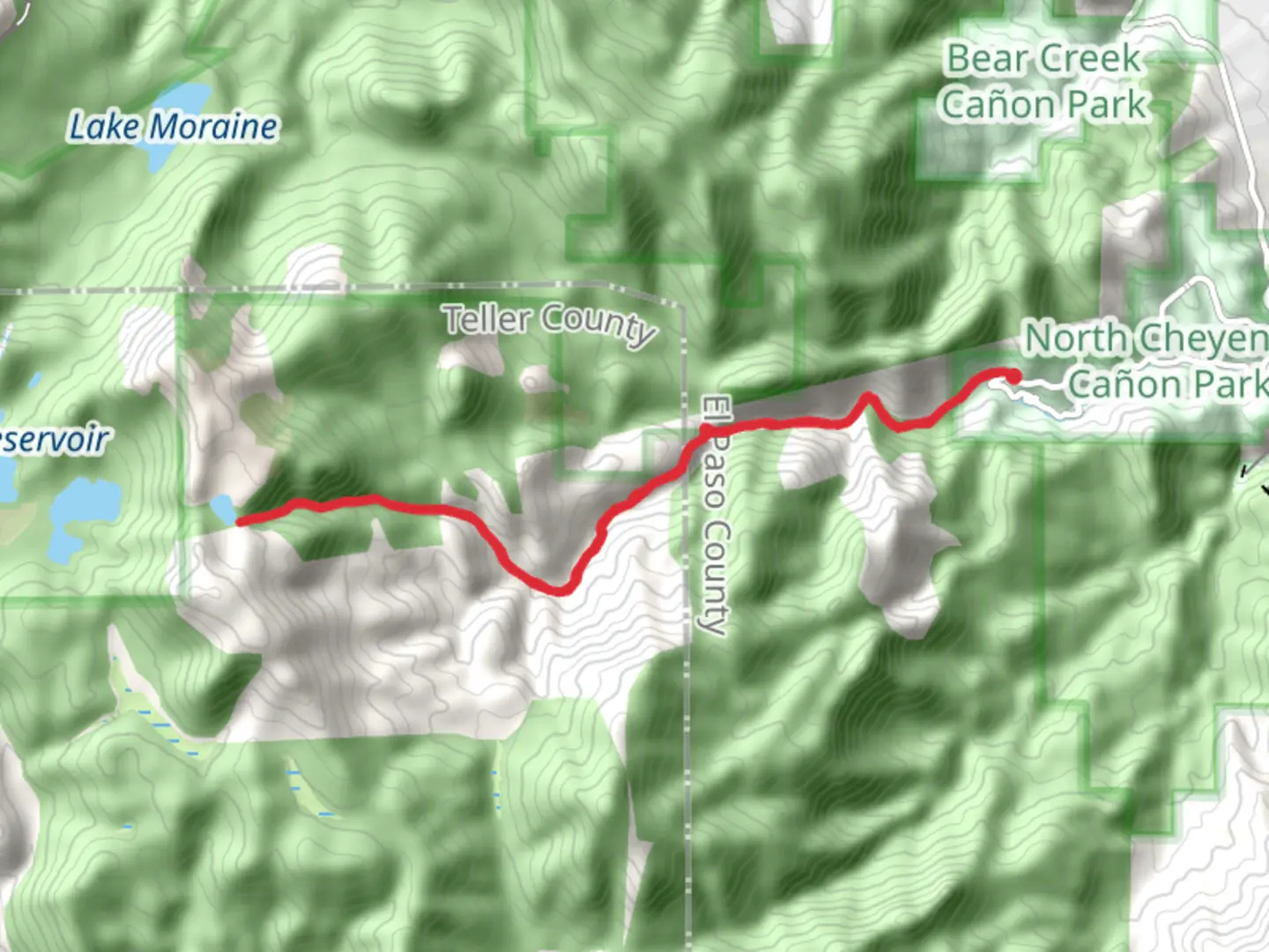An image depicting the trail Mount Baldy Reservoir via Seven Bridges Trail and its surrounding area.