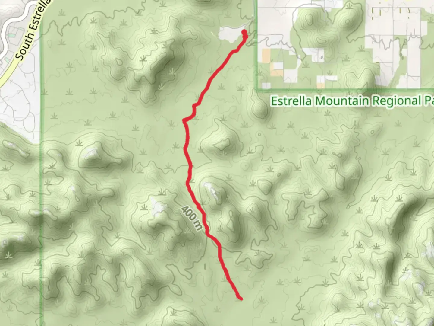 An image depicting the trail Coldwater Trail and its surrounding area.