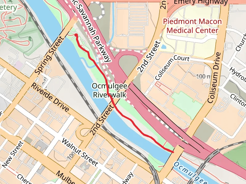 Short RIverwalk - East from Spring Street