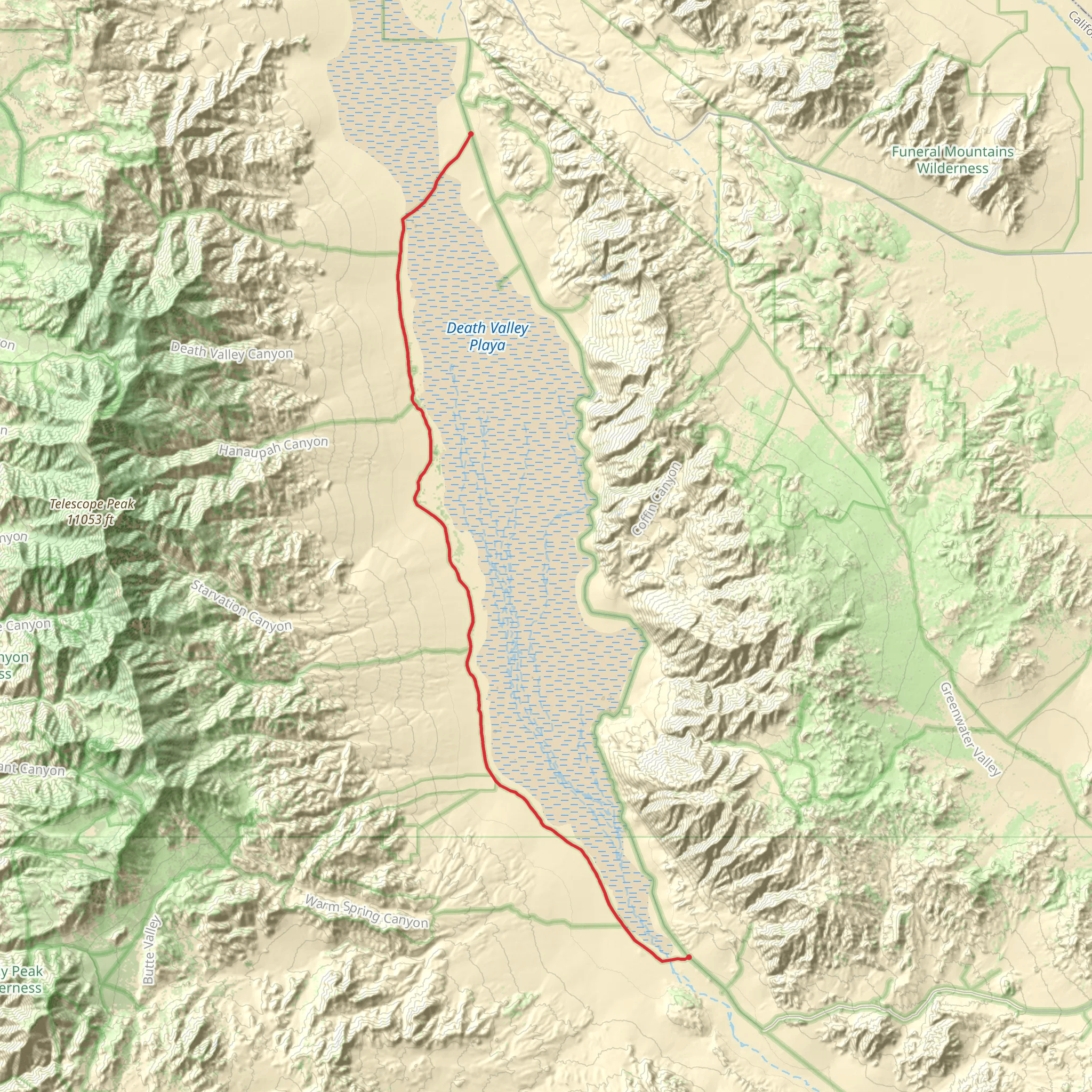 West Side Road Walk mobile static map