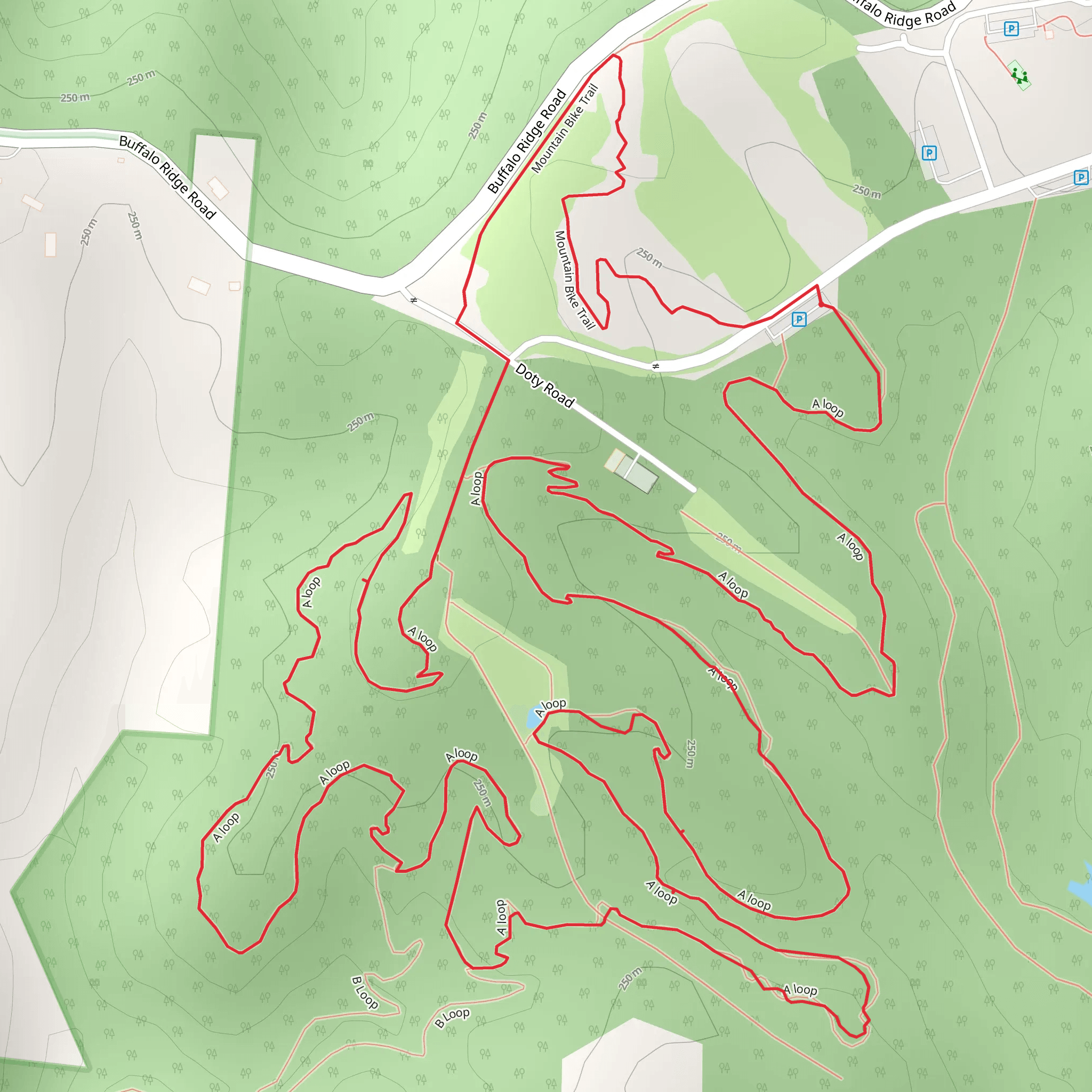 A loop mobile static map