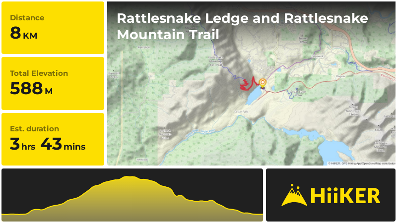 Rattlesnake Ledge and Rattlesnake Mountain Trail | King County | Washi