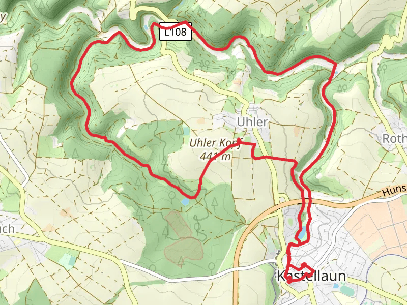 Uhler Kopf via 3 Taler Weg