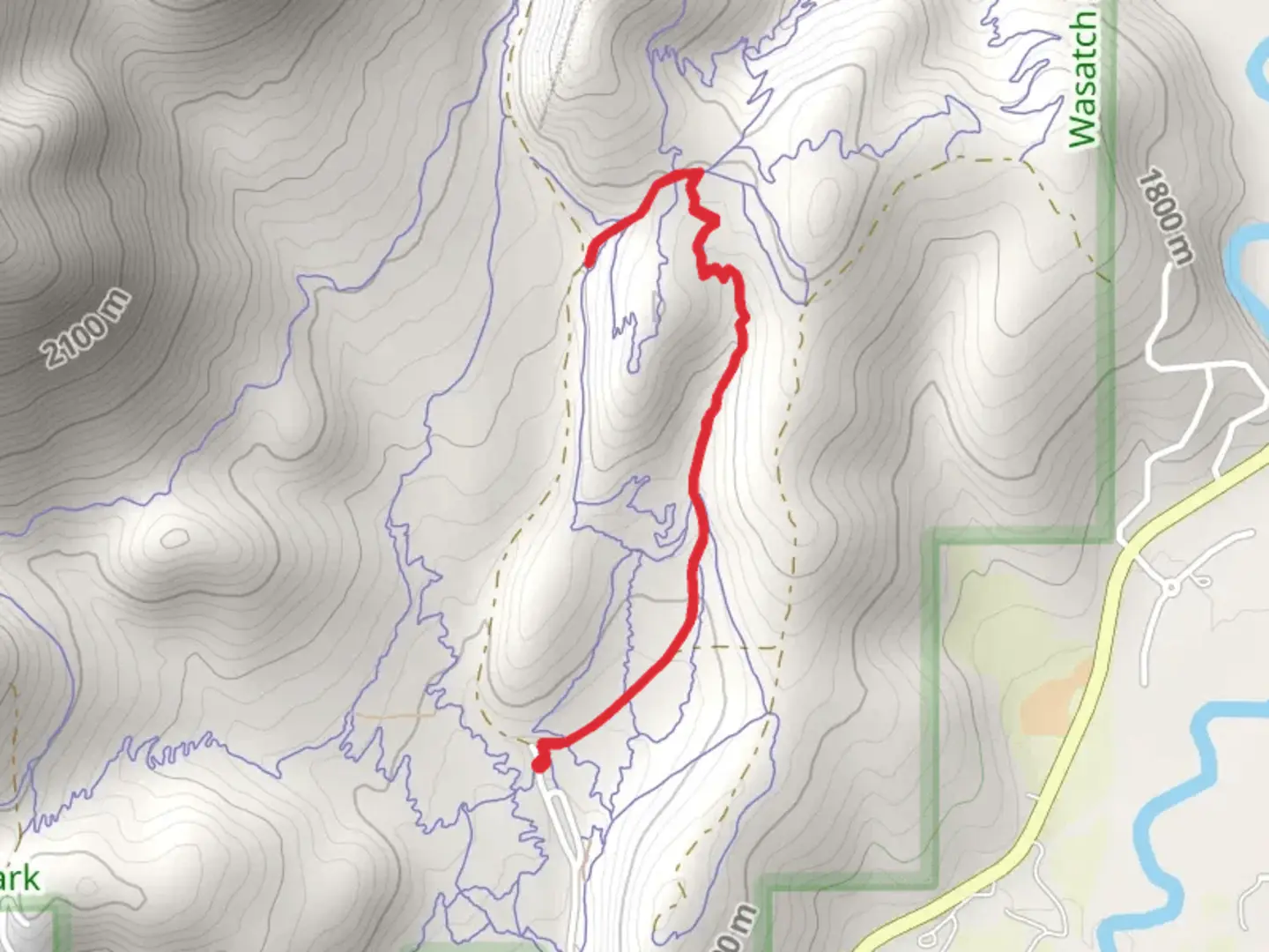 An image depicting the trail Sage and Gobblers Gulch Walk and its surrounding area.