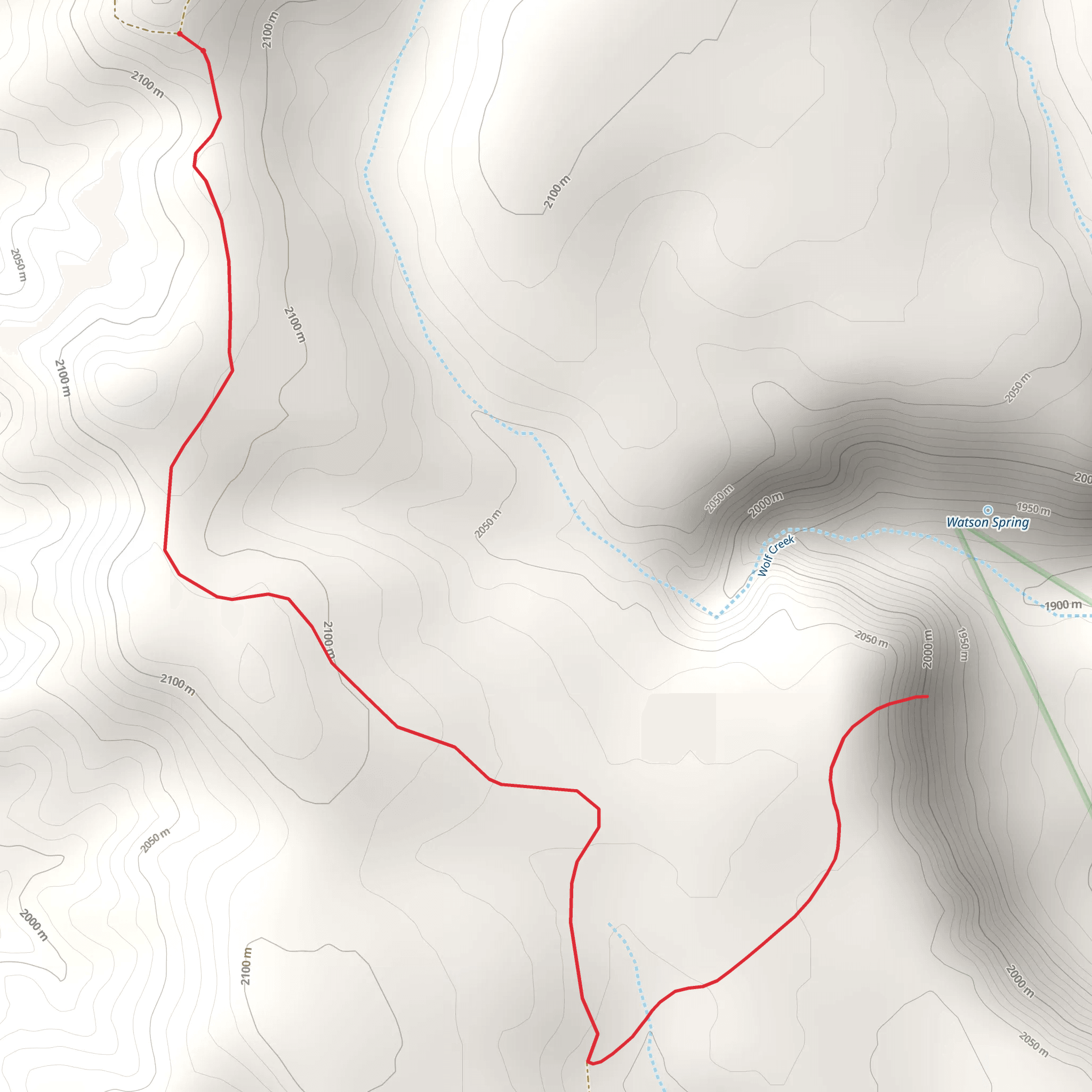 Cat Walk Trail mobile static map