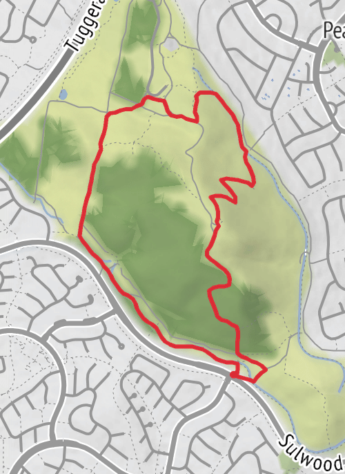 Mount Taylor Loop Anticlockwise  mobile static map