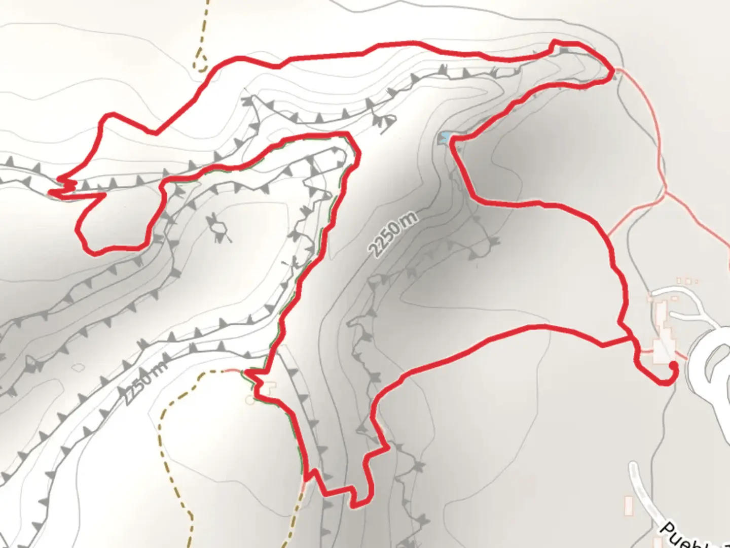 An image depicting the trail The Pool Loop and its surrounding area.
