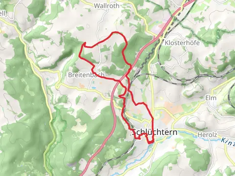Schluechtern Wanderweg and Hessenweg 5