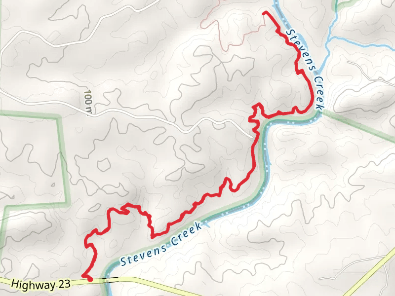 Modoc Stevens Creek Trail