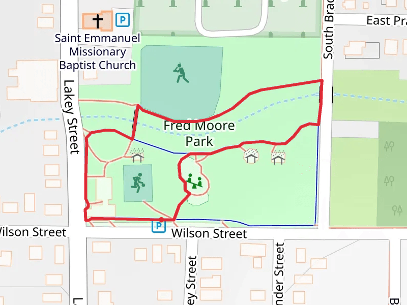 Fred Moore Park Loop