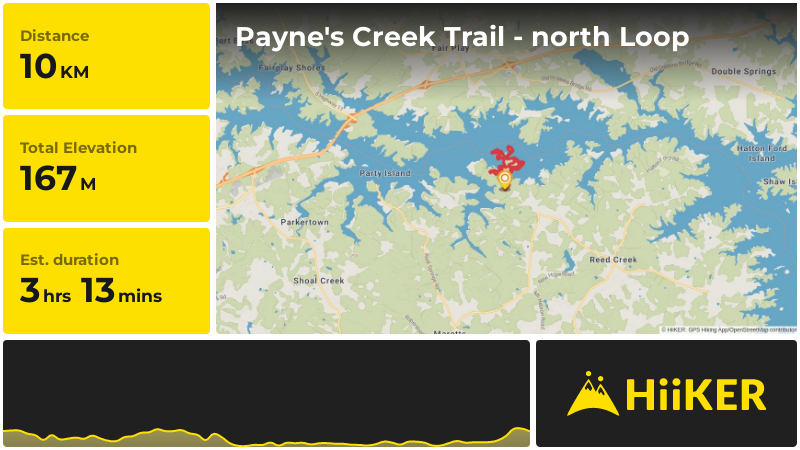 Payne's Creek Trail - north Loop | Hart County | Georgia