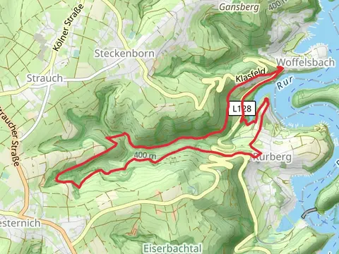 Rur, Weidenbachtal mit Nebenbaechen bis zum Rurseeufer via Weidenbachtal