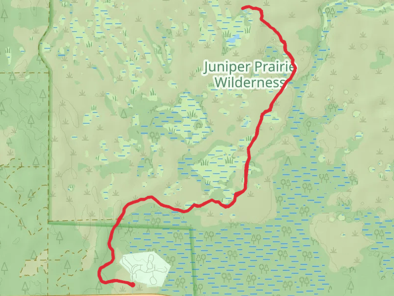 Florida Trail from Juniper Springs Recreation Area
