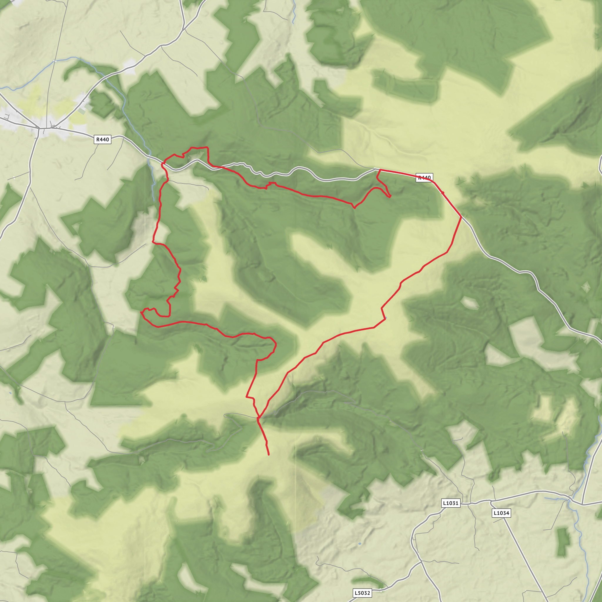 St Ambrose's Path mobile static map