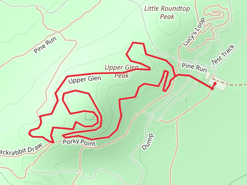 Upper Glen Peak and Porky Point Loop