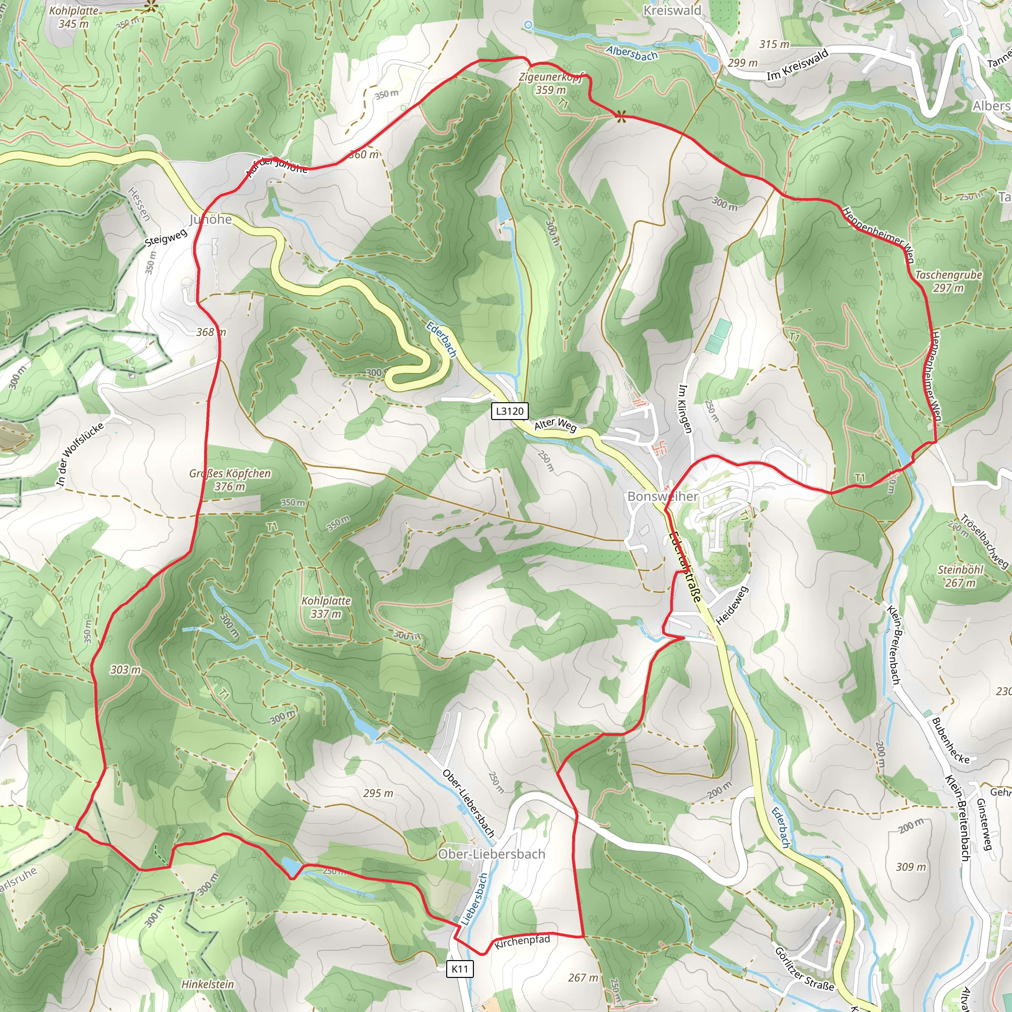 Brandschutzteich Dornwiese and Juhoehe mobile static map