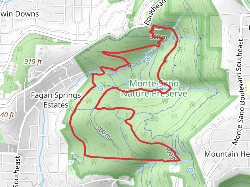 Alms House and Bluffline Loop Trail