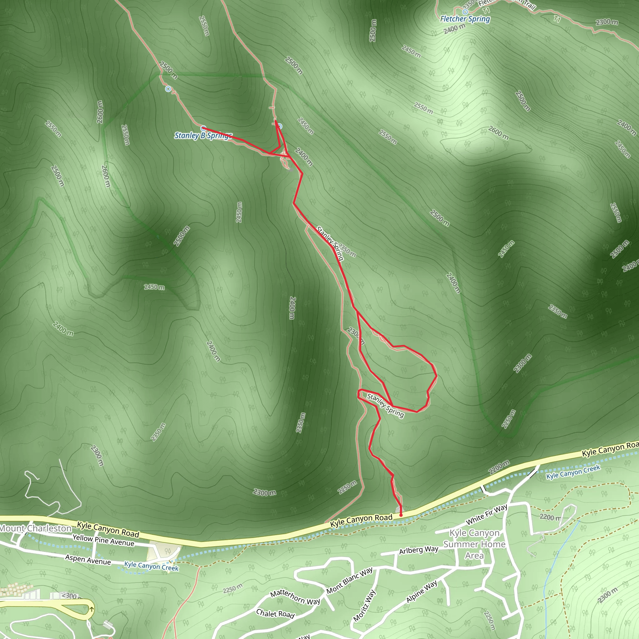 Stanley Spring mobile static map