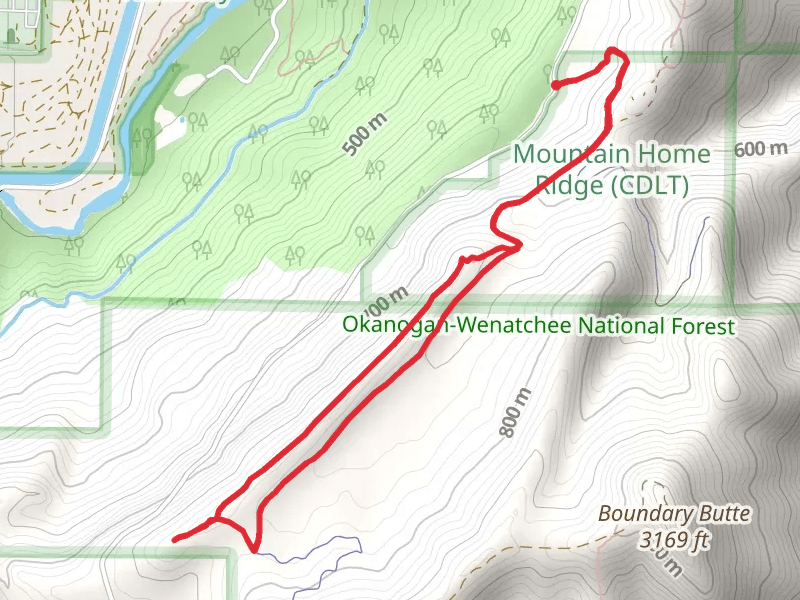 Canyon Crest and Rat Creek Ridge Loop Trail