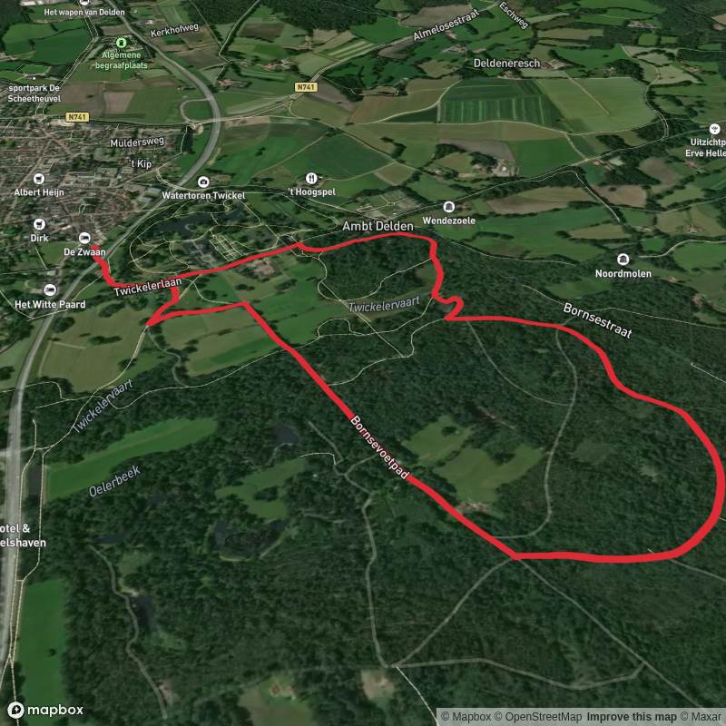 Ruwe Braak and Bornsevoetpad Loop