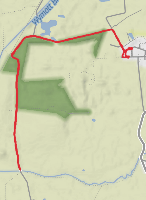 Hike from United Kingdom mobile static map