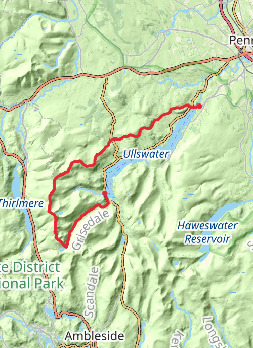 Eden Hiking mobile static map