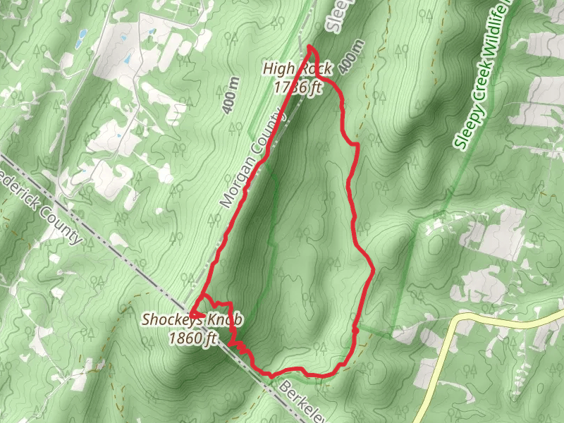 Shockeys Knob and High Rock Loop
