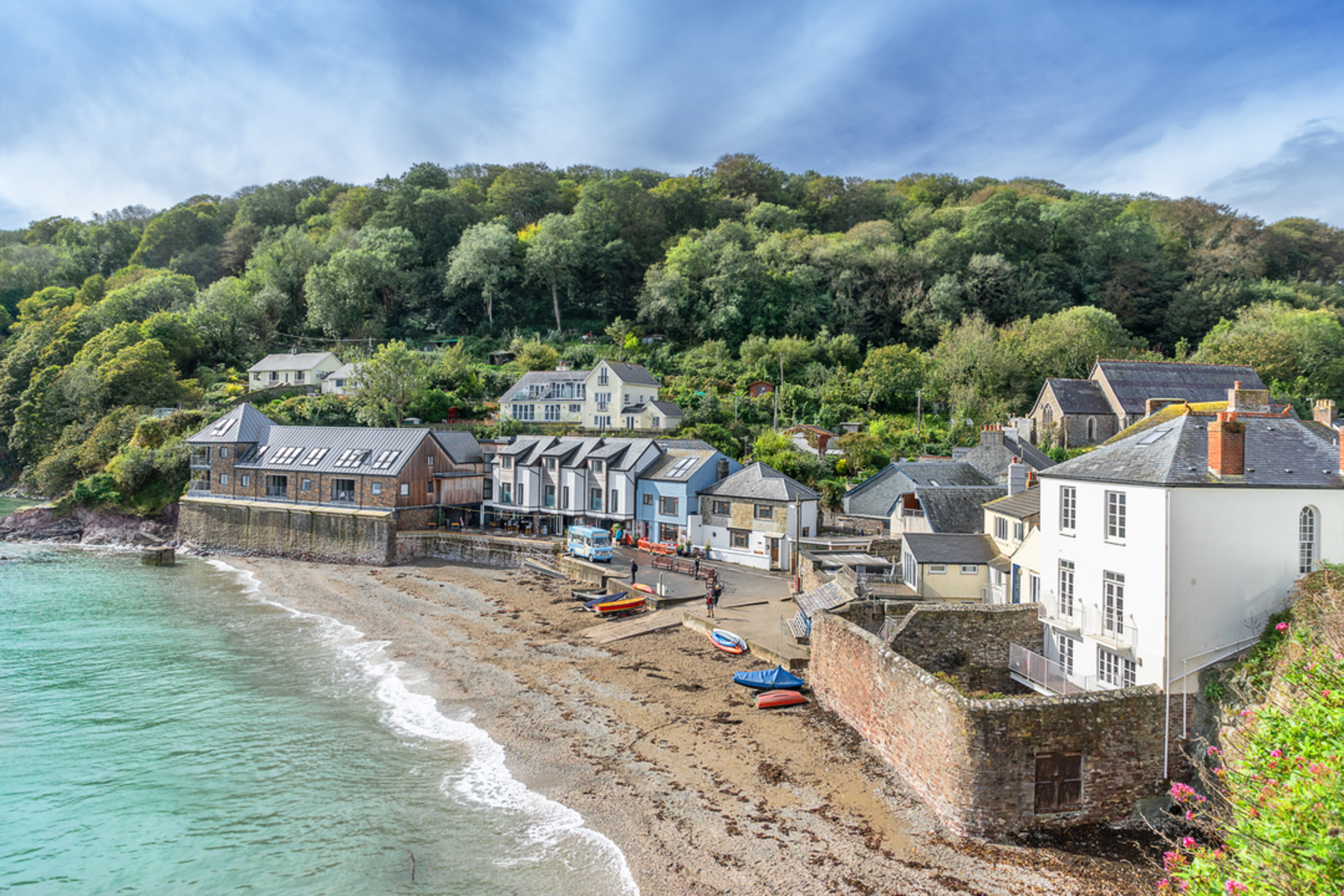 An image depicting the trail Kingsand - Cawsand and Penlee Point and its surrounding area.