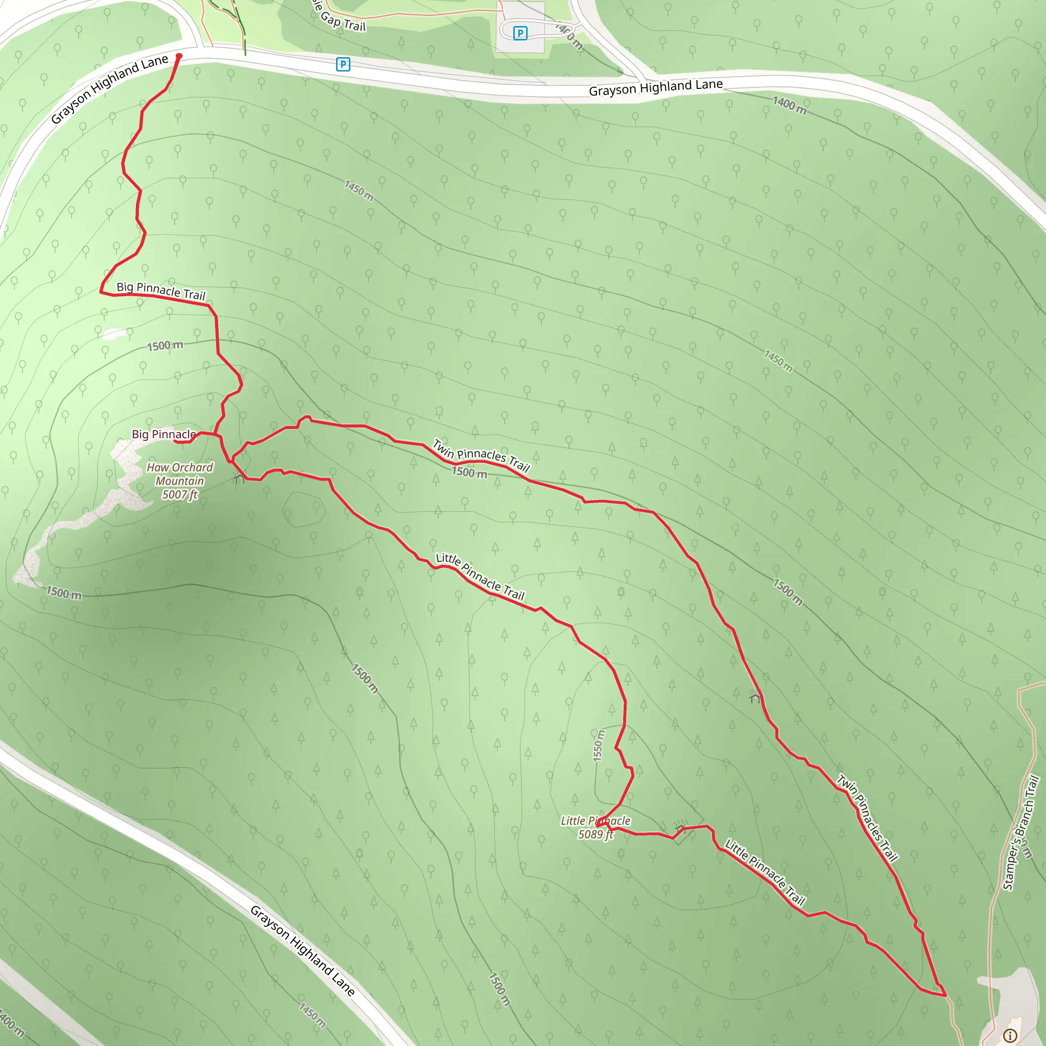 Little Pinnacle and Twin Pinnacles Loop Trail | Grayson County | Virgi
