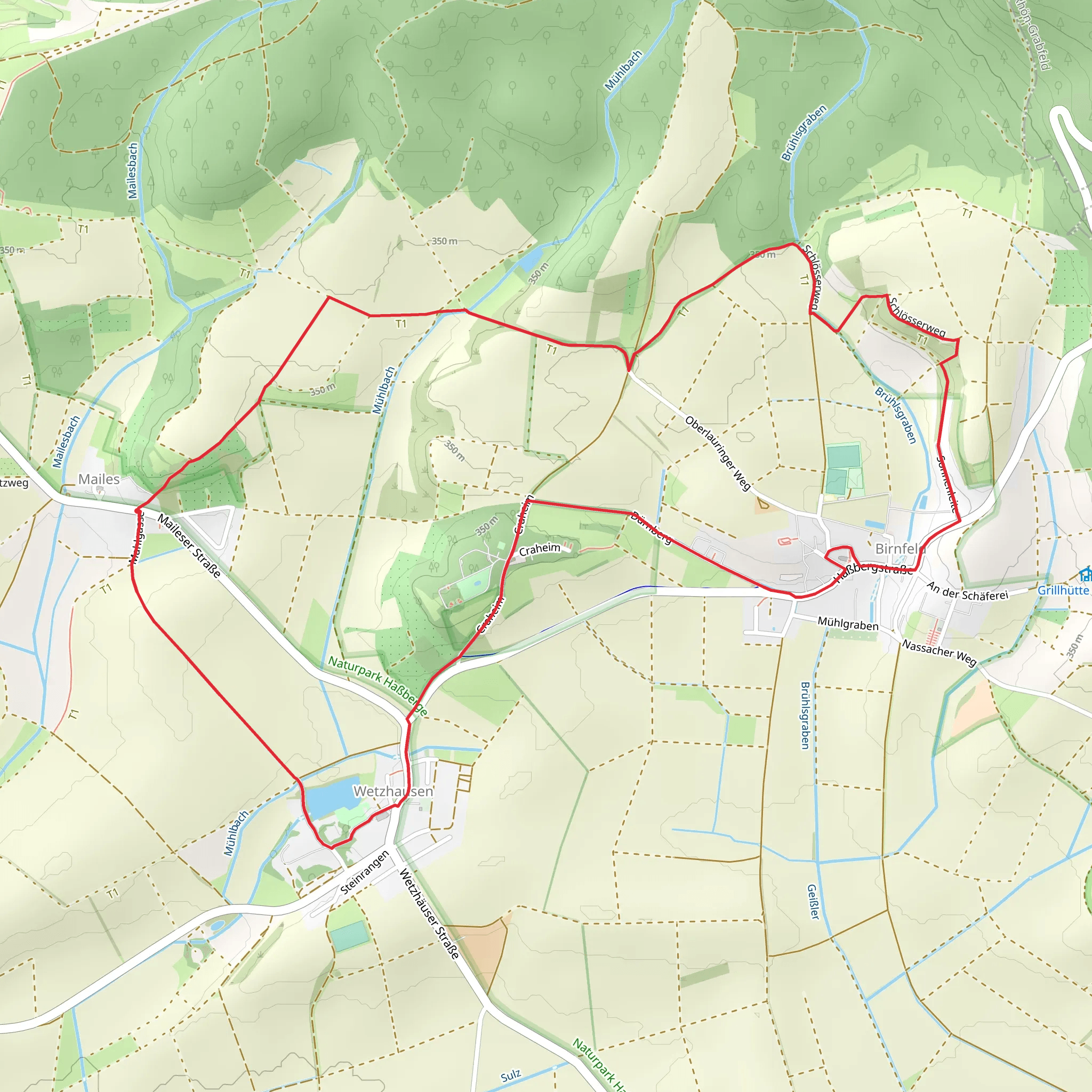 Muehlsee via Schloesserweg Mailes Loop mobile static map