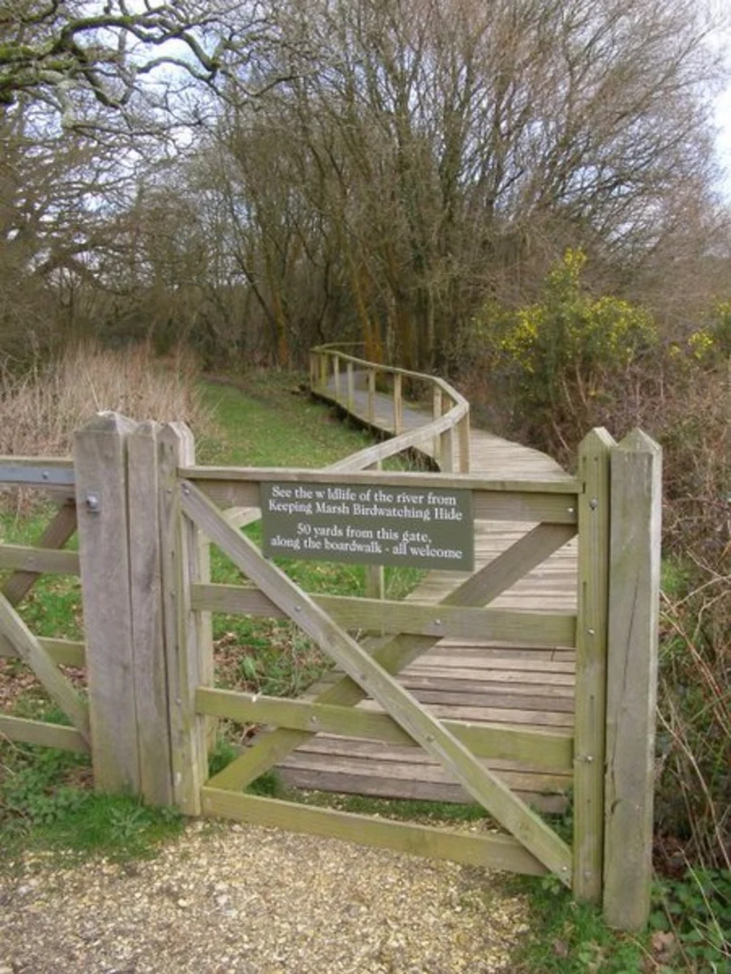 An image depicting the trail Sevilles Copse and Keeping Marsh via Solent Way and its surrounding area.