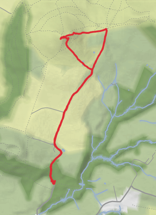 Hambleton Hiking mobile static map