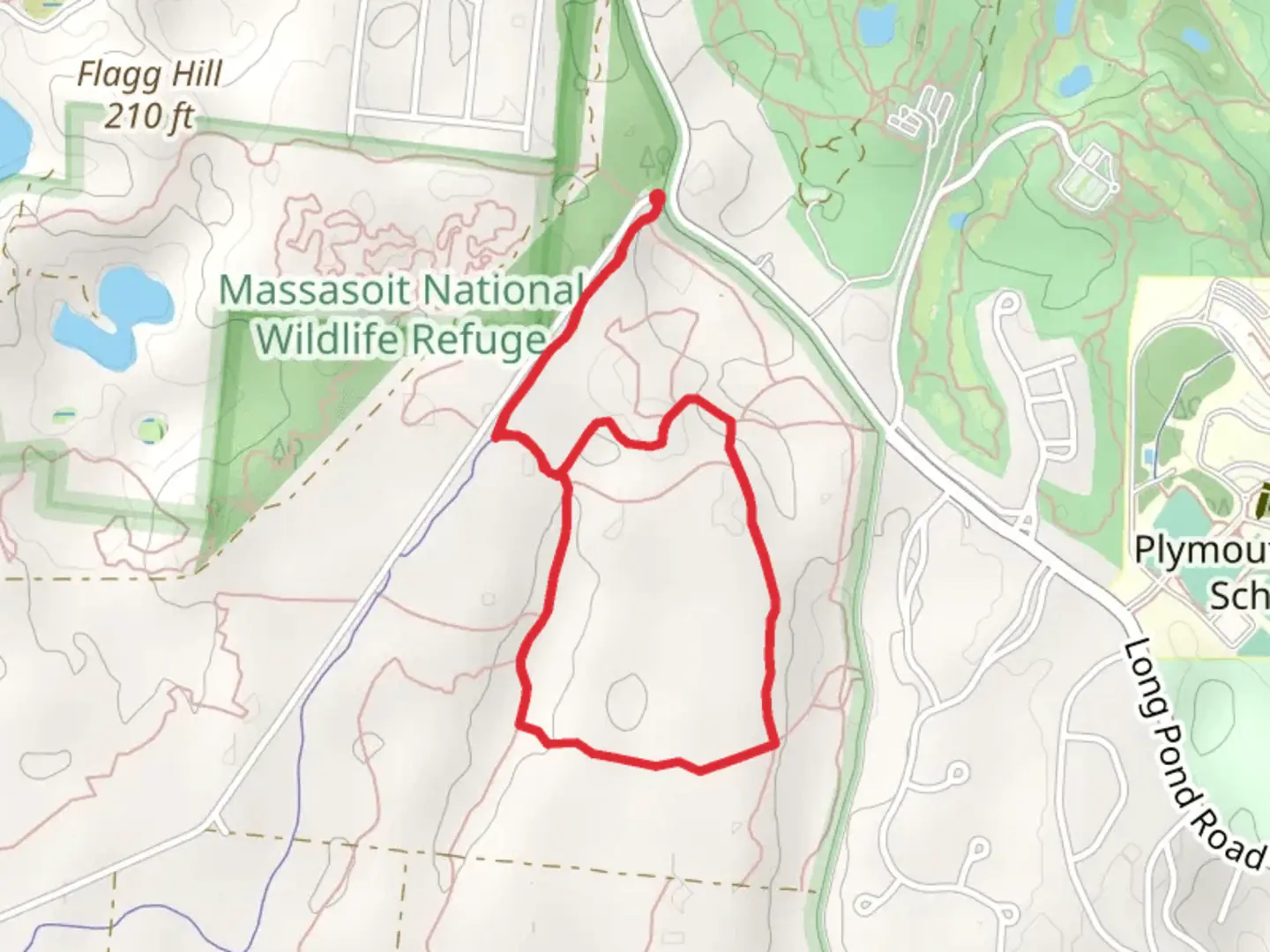 An image depicting the trail Frost Pocket Path Eastern Loop and its surrounding area.