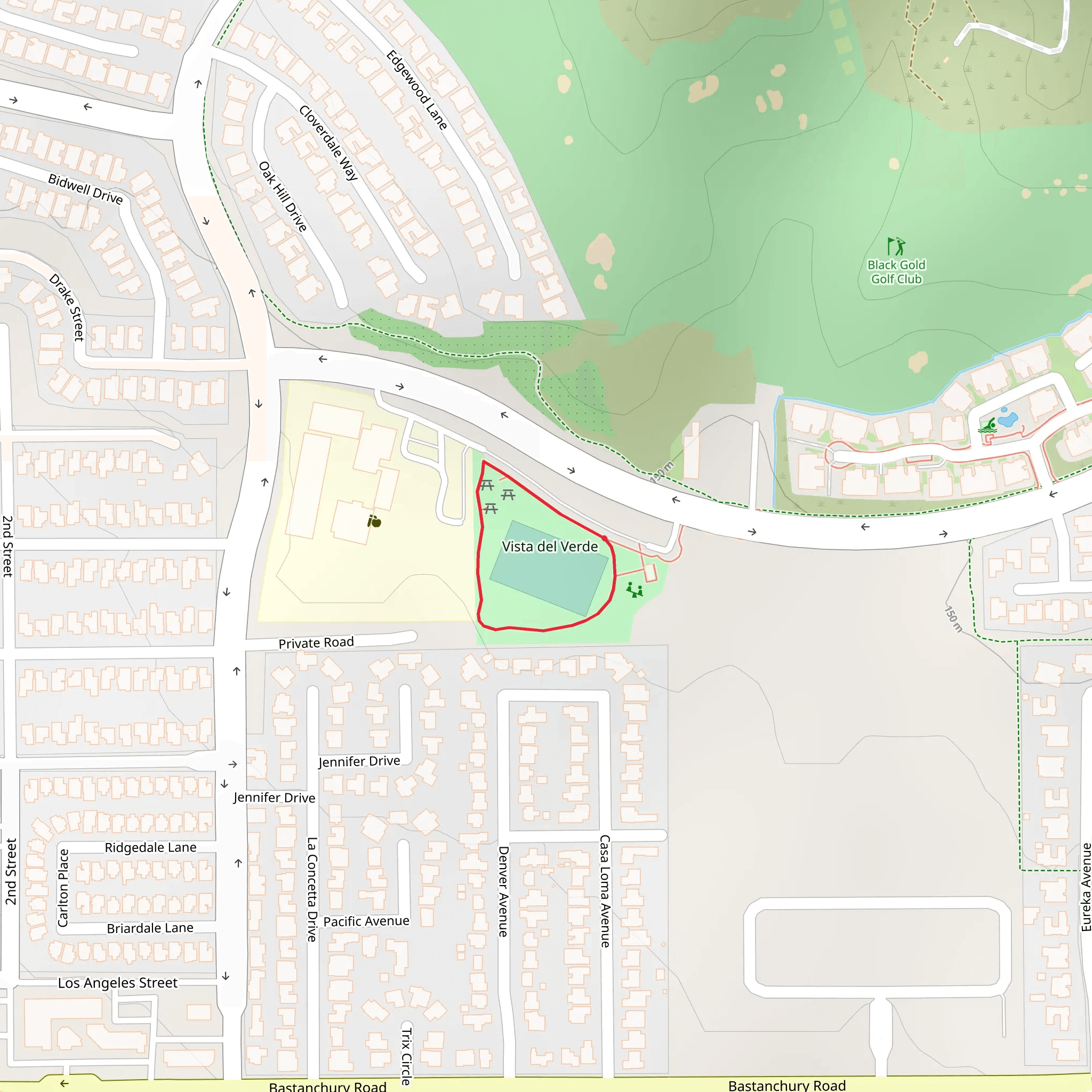 Vista del Verde Loop mobile static map