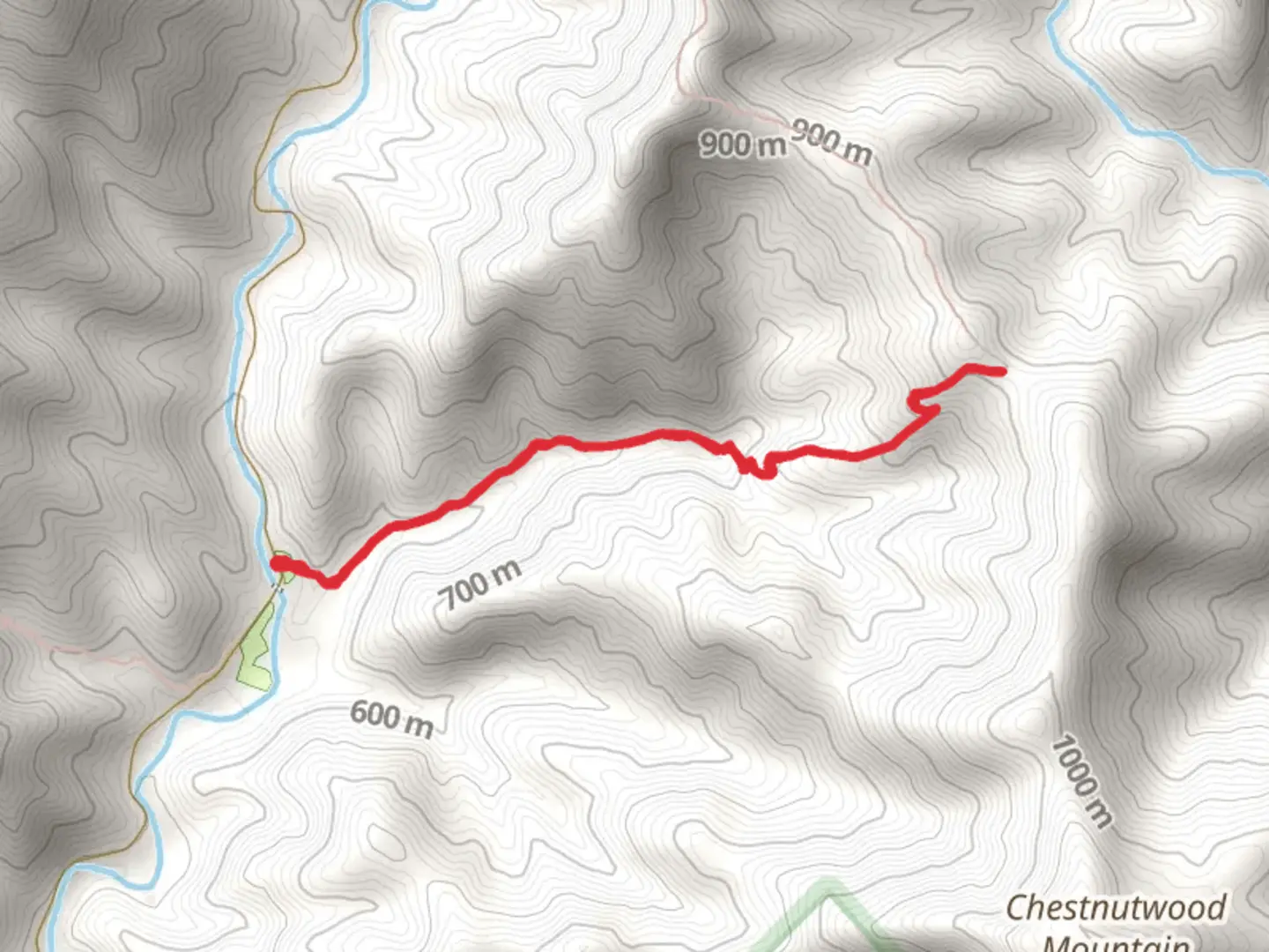 An image depicting the trail Hickory Branch Trail and its surrounding area.