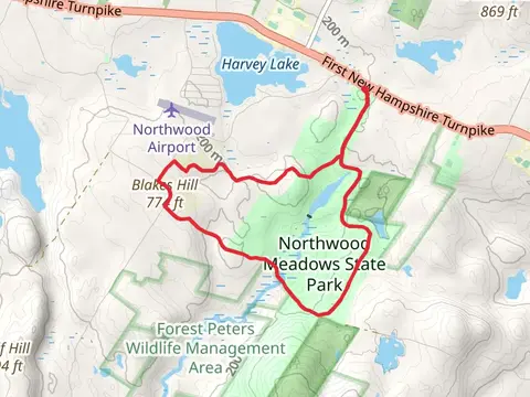 Blakes Hill and Meadow Lake Loop Trail
