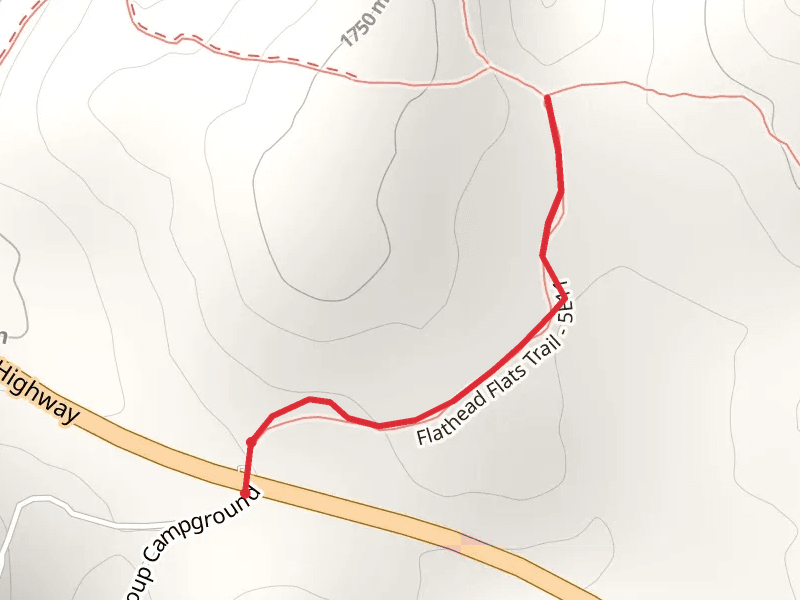 Flathead Flats - PCT Access Trail