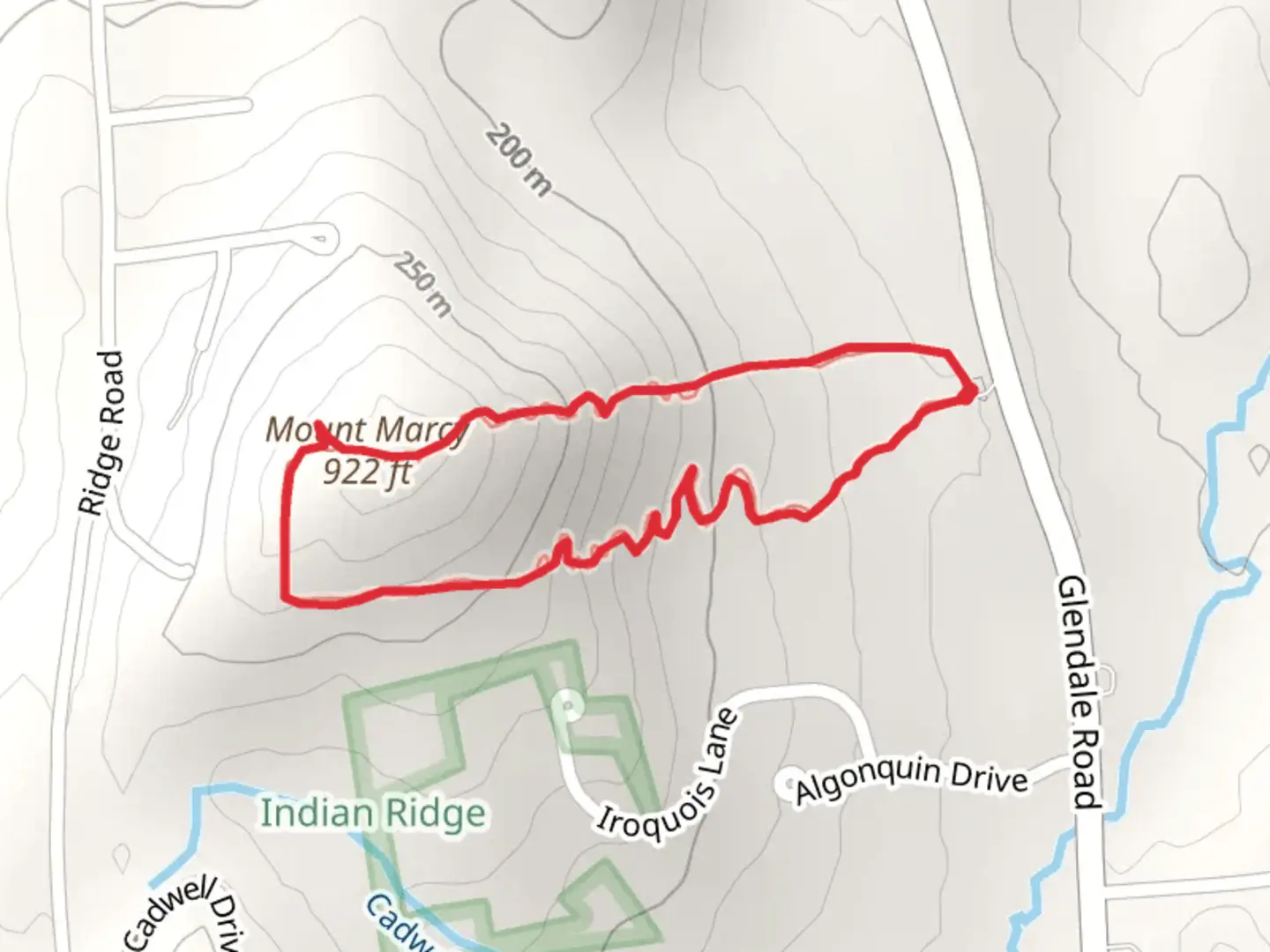 An image depicting the trail Mount Marcy Loop and its surrounding area.